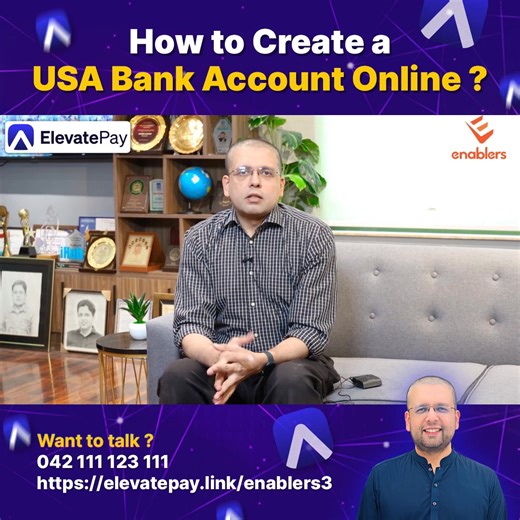 How to Create a USA Bank Account Online ? Find out How! Apply from here: http://www.elevatepay.link/enablers3 | Enablers