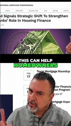Fed's New Mortgage Plan: Help for Homeowners! #shorts