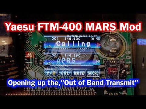 Yaesu FTM400 MARS Modification | Out of Band Transmit
