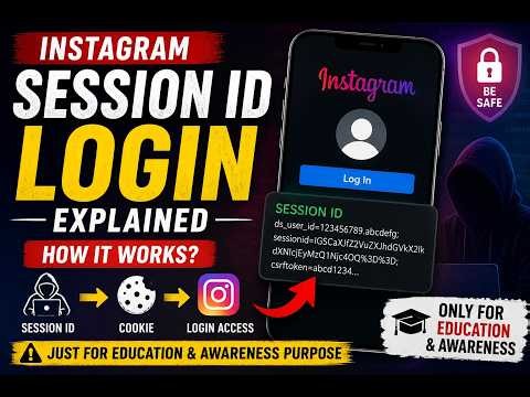 Instagram Login Session Vulnerability Demo (Educational Purpose Only)