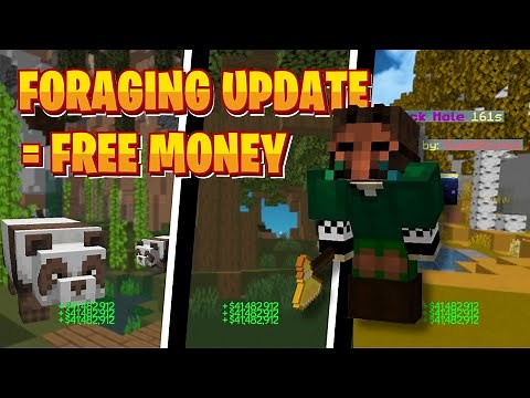 How to Make INSANE MONEY in the FORAGING UPDATE!! -- Hypixel Skyblock