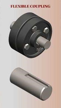 SolidWorks Assembly Tutorial | Flexible Coupling | Shaft
