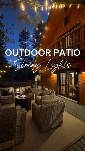 Outdoor Patio String Lights
