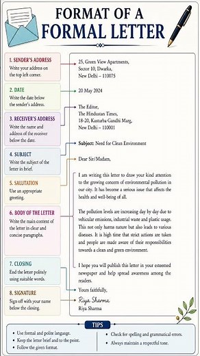 Formal letter Example #english #education #class 9and10 #shortsfeed #boardexam2026 #writingskills