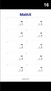 Free Beginner Math Worksheet #3 | Addition & Subtraction Practice #Shorts