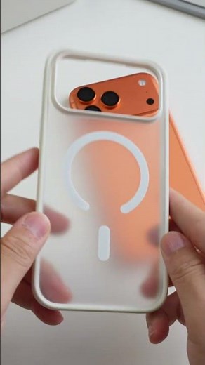Refrshing the iPhone 17 Pro Max Cosmic Orange. LINK IN BIO #asmr