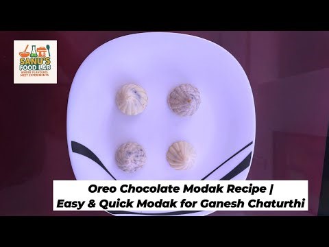 Oreo Chocolate Modak Recipe | Easy & Quick Modak for Ganesh Chaturthi
