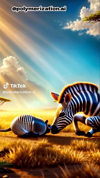 Polymerization AI: Transforming Zebras in Digital Art