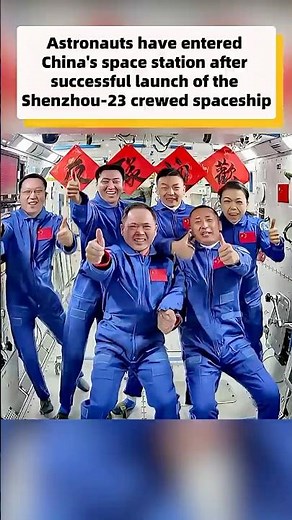 Astronauts have entered China's space station after launch of the Shenzhou-23 crewed spaceship