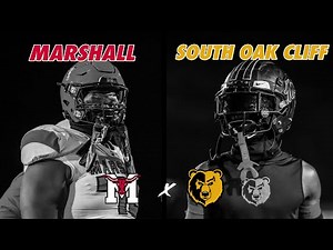 #TXHSFB Marshall vs #1 South Oak Cliff 5A DFW BATTLES ETX 2024 Texas High School Football Playoffs