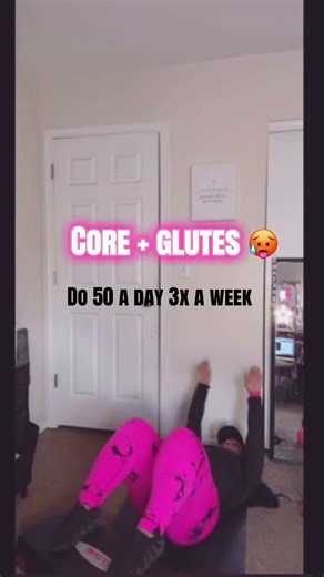Core + glute work! Try this and thank me later 😘 #coreworkout #glutes