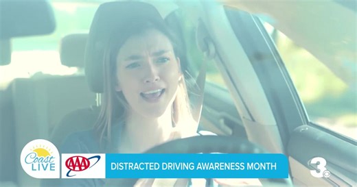Avoiding distracted driving with AAA on Coast Live