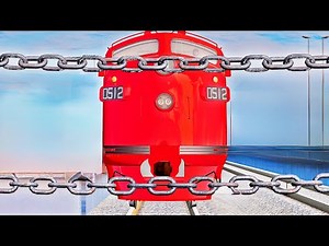 Chains vs Train Crash Test #3 – Ultimate Impact | BeamNG.drive | Drovic 99