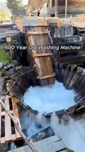 The 400-Year-Old Washing Machine That Uses Fresh Water 💦🪵