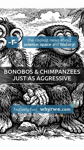 🧪 Bonobos and chimpanzees just as aggressive
