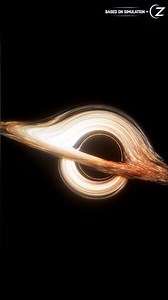 Zoom Into Gargantua #cosmiczoom #spacezoom #gargantua #blackhole
