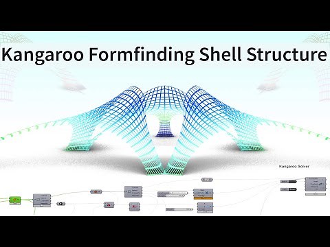 Kangaroo Formfinding Shell Structure - Part 01