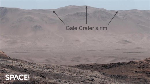 Curiosity rover on Mars captures amazing panorama of Gale Crater’s rim