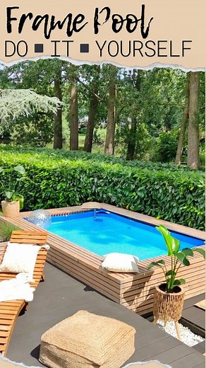 ▪️ Vom einfachen Pool zum viralen DIY ▪️ Der Frame Pool ist für viele der perfekte Einstieg: unkompliziert, bezahlbar und ideal für den Sommer. Aber muss er immer so aussehen, wie man ihn kennt? Wir fanden: nein! 2020, zu Beginn meiner Instagram-Zeit, haben wir unseren Frame Pool mit einer selbstgebauten Verkleidung aus Fichtenholzlatten aufgewertet. Die Idee war von Anfang an unser eigenes Herzensprojekt – einfach, weil wir’s schöner haben wollten. Was damals als kleines DIY begann, ging später