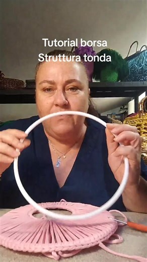 Tutorial borsa con struttura tonda: guida passo passo