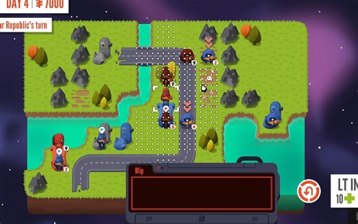 当他出兵的那一刻 游戏难度来了 高级战争风格Warbits  Demo steam新品试玩节