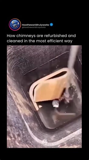 How The World Truly Works | What looks like chaos is actually controlled force. Rotary chimney cleaners use weighted steel balls on chains that spin at high speed,... | Instagram