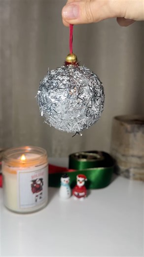 DIY 🪩 Quick & Simple 🎄Christmas Tree Decoration