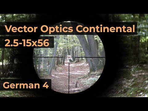 Vector Optics Continental 2.5-15x56 Reticle German 4 | Optics Trade Reticle Subtensions