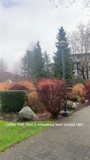Morning coffee from Beans Around the World & a quiet walk around UBC, a perfect way to start Sunday.