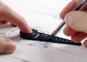 Rotio Compass Offers An Intuitive Way To Quickly Draw Circles And Curves