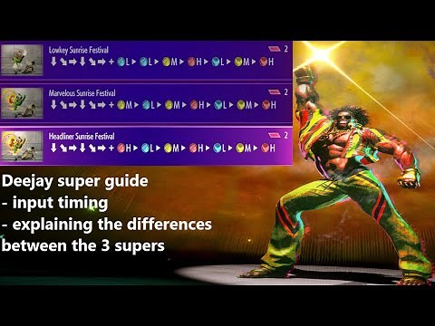 Deejay lvl 2 super rhythm and difference guide | Street Fighter 6