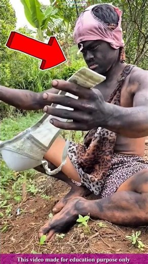 The indigenous man saw this thing for the first time |#shortsvideo