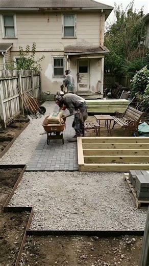 Backyard Repair Time Lapse #interiordesign #timelapse #engineering #aivideo #design #home