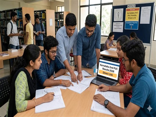 Karnataka 2nd PUC results 2026 direct link: Where can you check scorecards? Check website link, passing marks, steps to download