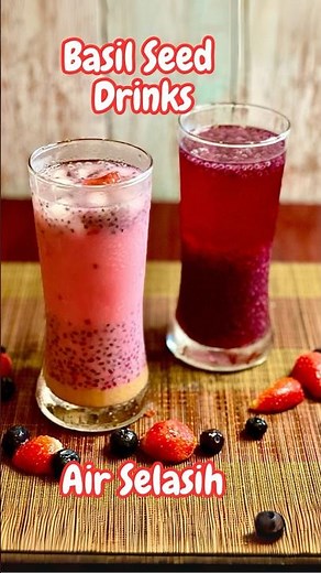 Basil seeds high nutrient drink - weight loss and detox #shorts