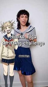 finally SAVED my Himiko Toga cosplay thrift flip #himikotoga #diycosplay #cosplayfail