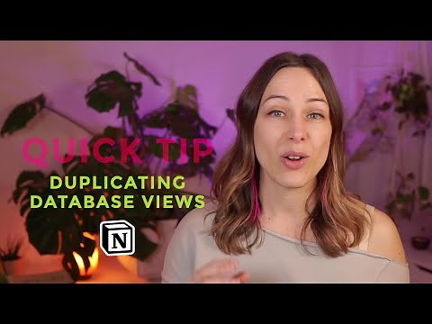 Notion Quick Tip: duplicating database views