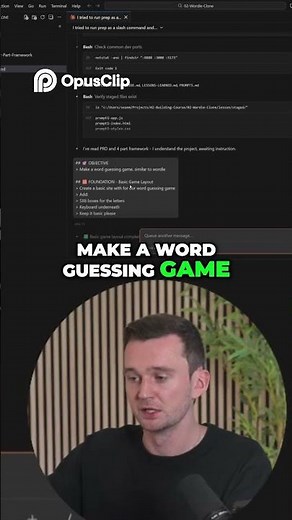 Building Wordle with AI — first prompt