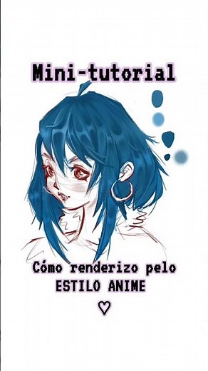 Los pasos clave para pintar pelo estilo anime 🎨✨ Muy Fácil #tutorialdibujo