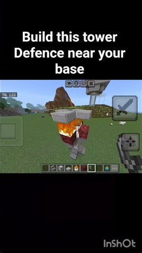 BEST DEFENCE SYSTEM IN MINECRAFT#ytshorts