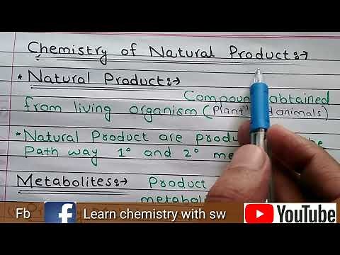 Chemistry of Natural products||Lecture-01//Introductory level!