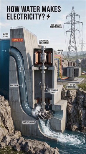 How Does Water Generate Electricity? ⚡💧