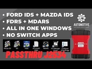 FORD IDS + MAZDA IDS + FDRS + MDARS | ALL IN ONE WINDOWS