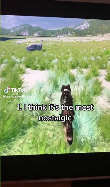 Exploring Amethyst Mountain in WolfQuest Anniversary Edition