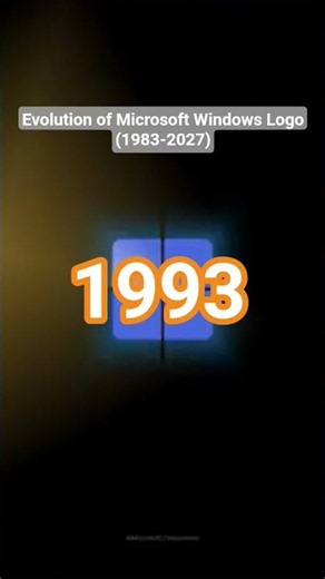 Evolution of The Windows Microsoft Logo 1983 to 2027 part 1