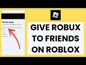 How to Give Robux to Friends on Roblox (Quick & Easy!) | Send Robux to Friends