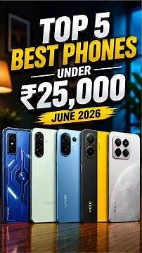 Top 5 Best Smartphones Under ₹25,000 in 2026 🔥 | Best 5G Phones Under 25K Budget!
