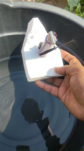 DIY Mini DC Motor Fan Boat | Simple Science Project with Foam #diyboat #dcmotor #scienceproject