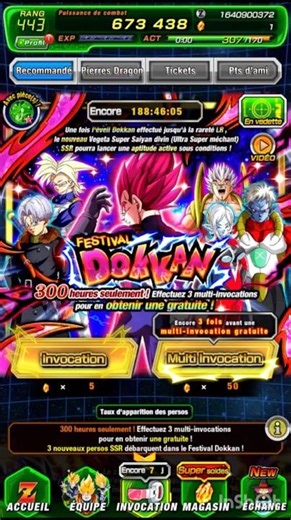 Db Dokkan Battle: invocation Vegeta ssj god ultra super vilain #dokkanbattlesummons #dokkanbattle