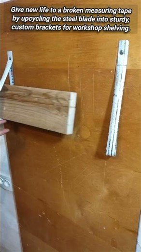 Transform Old Tape Measures Into Durable Tool Shelf Brackets
